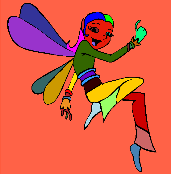 Fairy Coloring Page