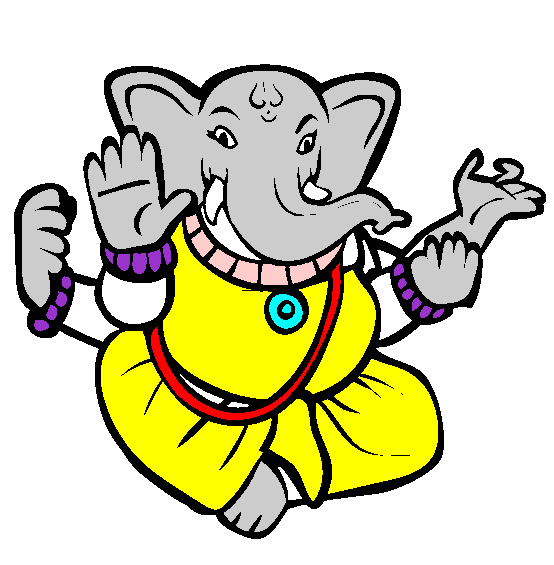 Ganesha Coloring Page