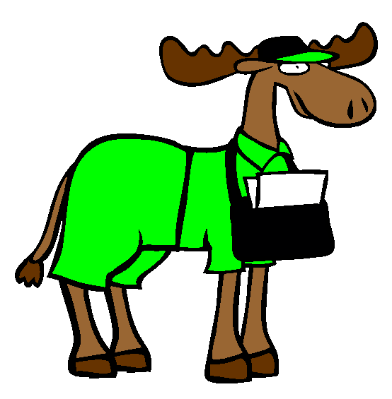 Mailmoose Coloring Page