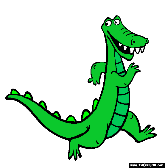 Alligator Coloring Page