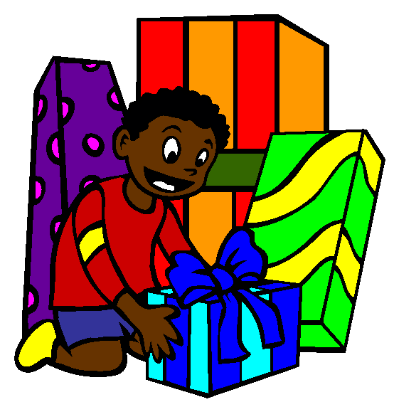 Birthday Presents Coloring Page