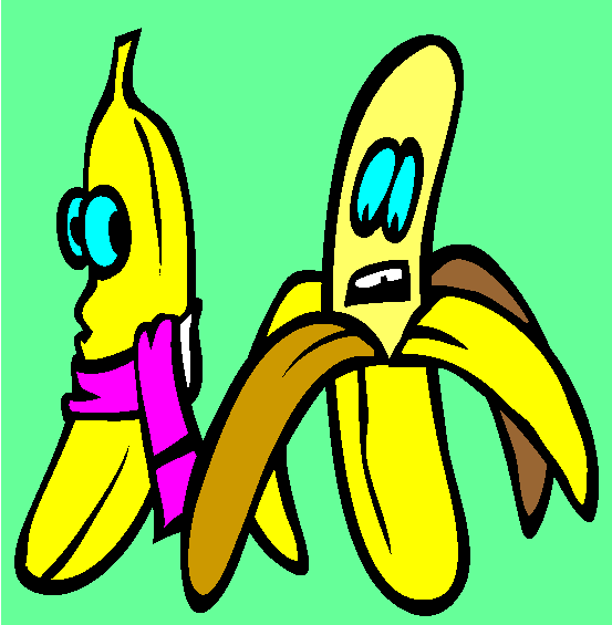 Banana Coloring Page