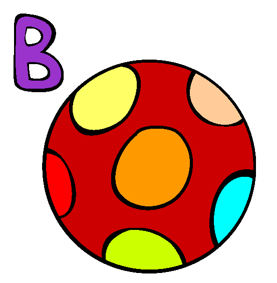 The Uppercase Letter B Alphabet Coloring Page