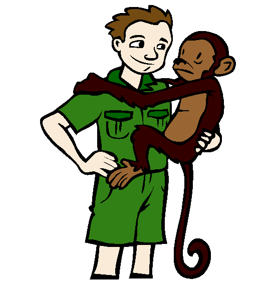 Zookeeper Coloring Page