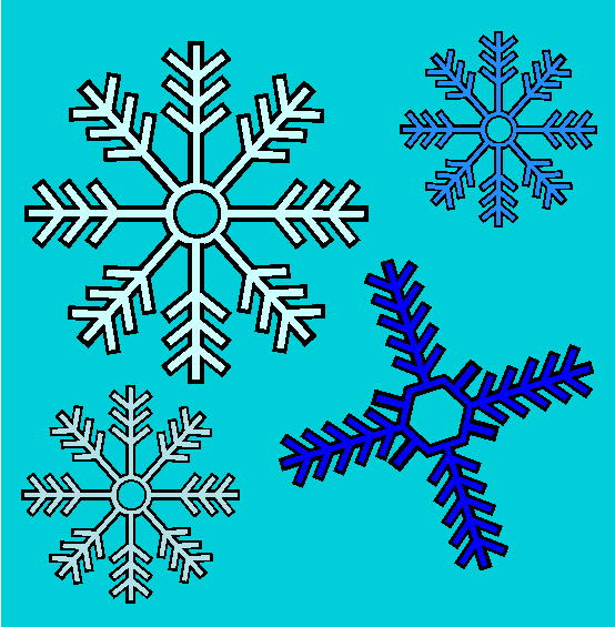 Snowflakes Coloring Page