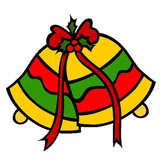 Christmas Silver Jingle Bells Online Coloring Page