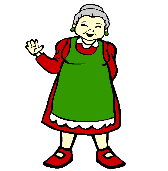 Mrs Claus Christmas Coloring Page