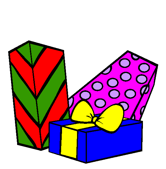 Gifts Coloring Page