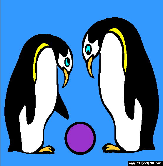 Emperor Penguin Coloring Page