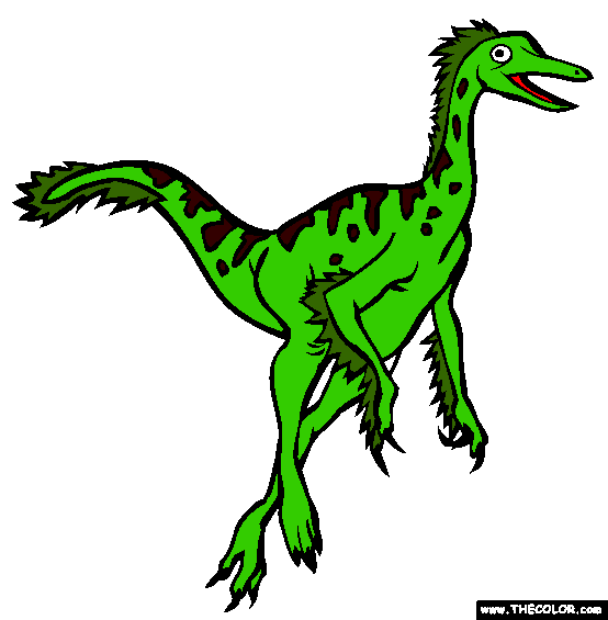 Dromiceiomimus Coloring Page