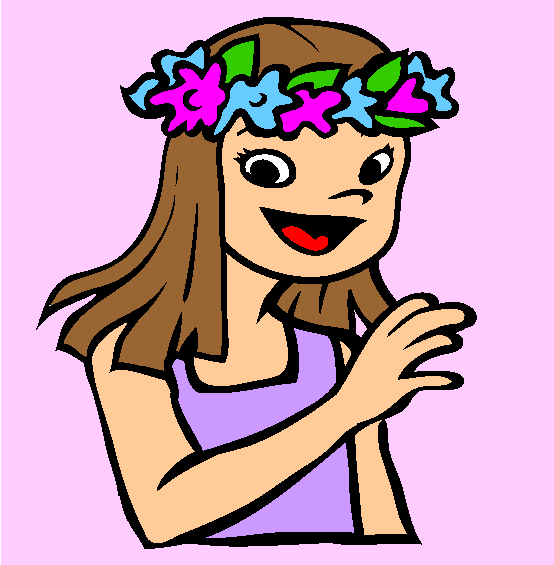 May Day Crown Coloring Page