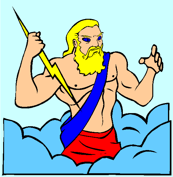 Zeus Coloring Page