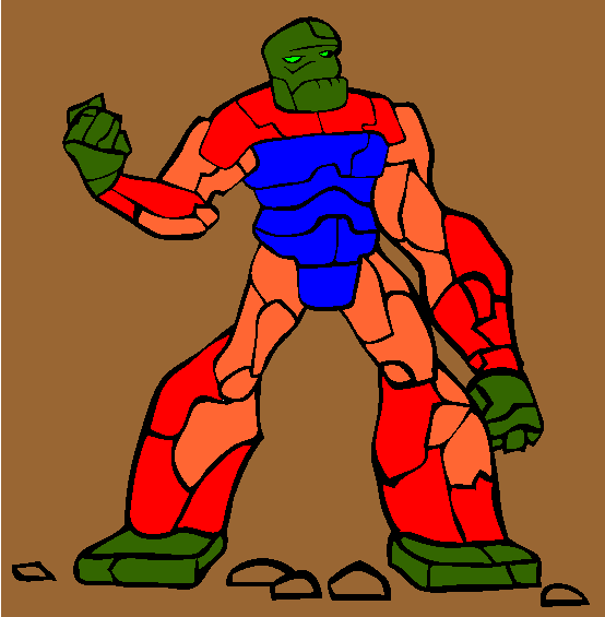 Golem Coloring Page