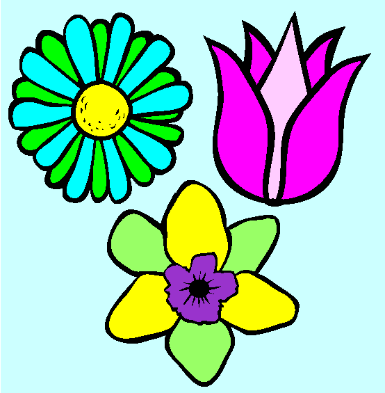 Flowers Coloring Page