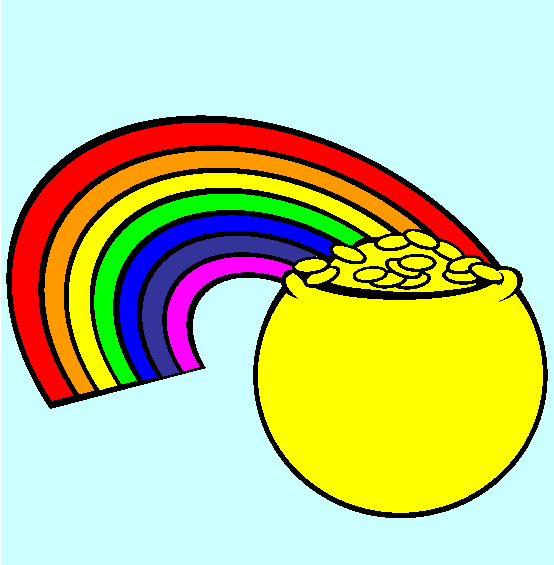 Pot of Gold Coloring Page