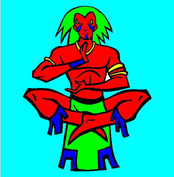 Shaman Coloring Page