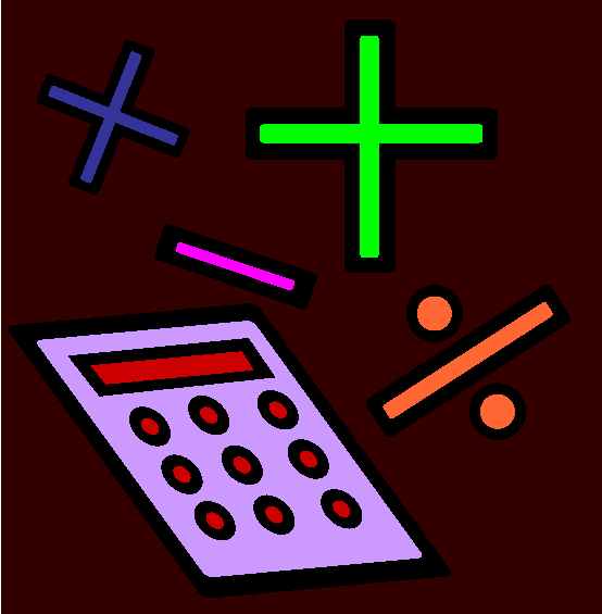 The Calculator Coloring Page