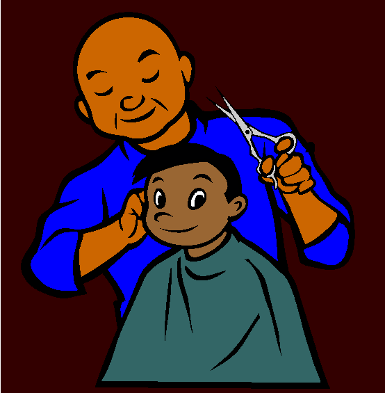 Barber Coloring Page