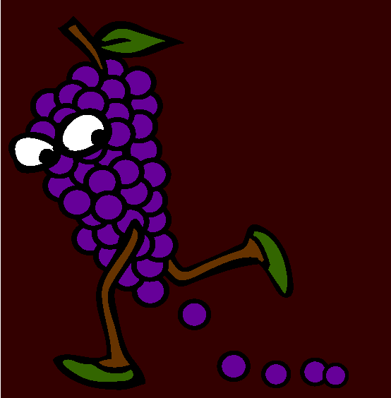 Grapes Coloring Page