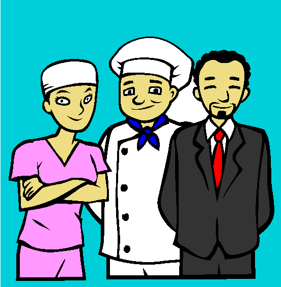 American Workers Coloring Page