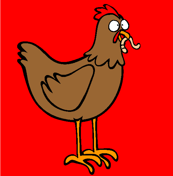 Chicken Coloring Page