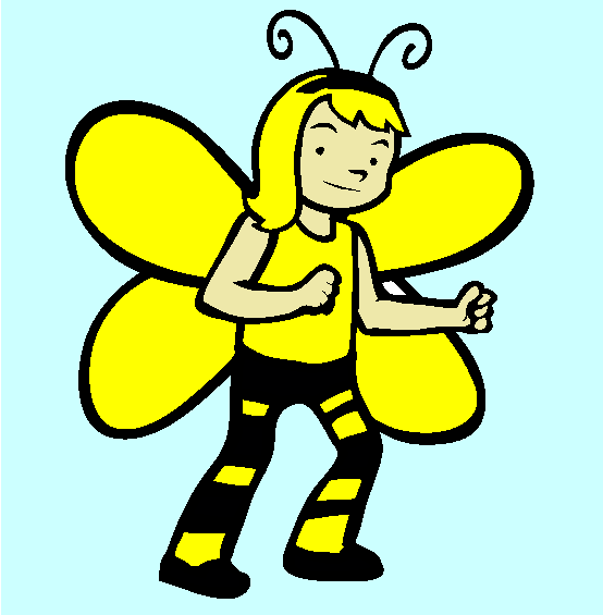 Halloween Butterfly Costume Online Coloring Page