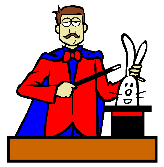 Magician Coloring Page