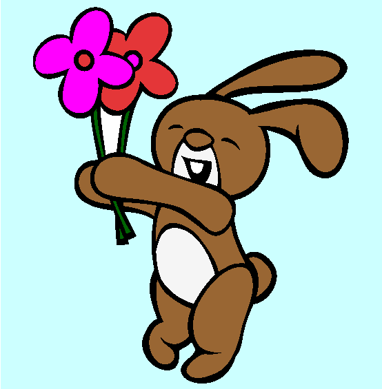 Flowers For Mommy Online Coloring Page