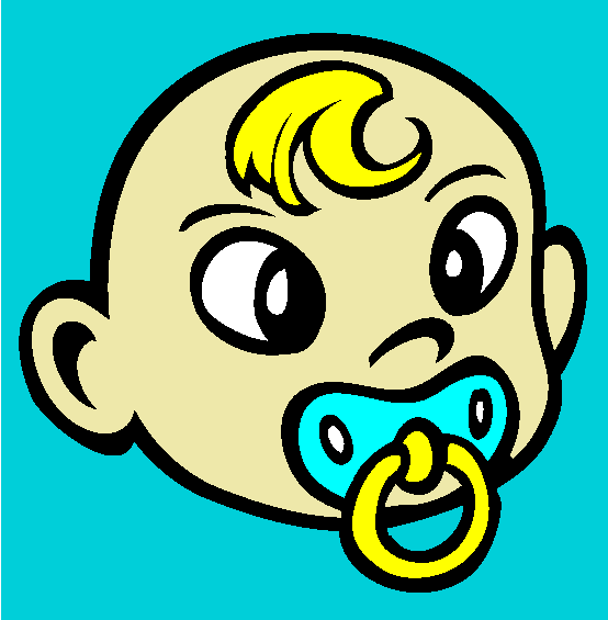 Binky Coloring Page