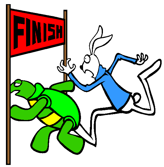 The Tortoise And The Hare Coloring Page