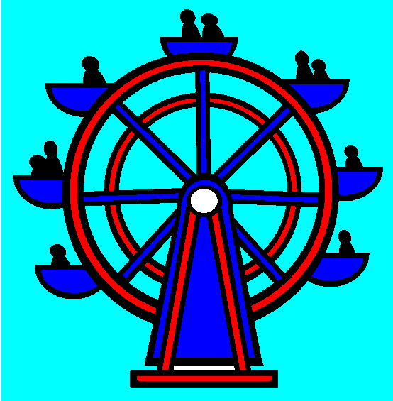 Ferris Wheel Coloring Page