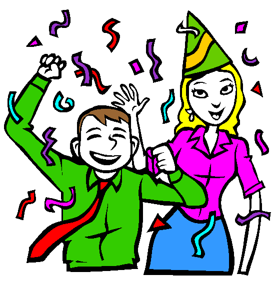 Partying Coloring Page