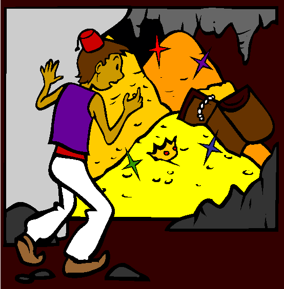 Ali Baba Coloring Page