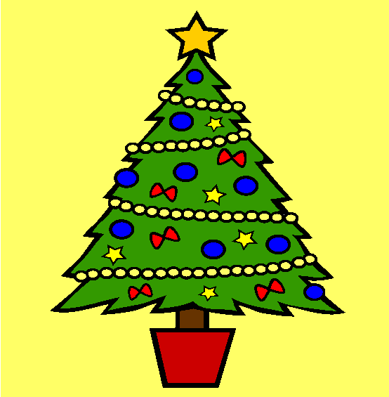 Christmas Tree Coloring Page