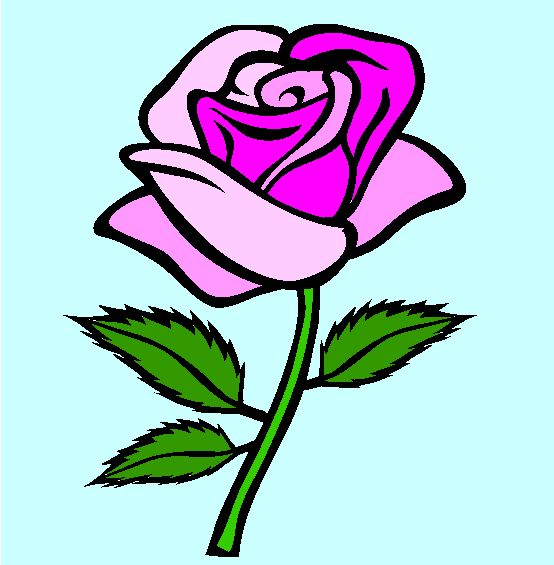 Rose Coloring Page