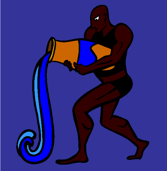 Aquarius Coloring Page