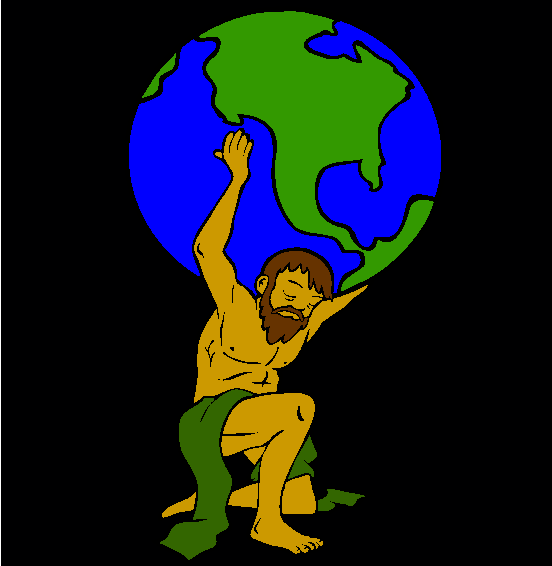 Atlas Coloring Page