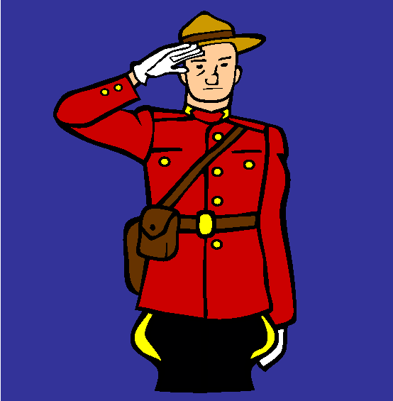 Mountie Coloring Page