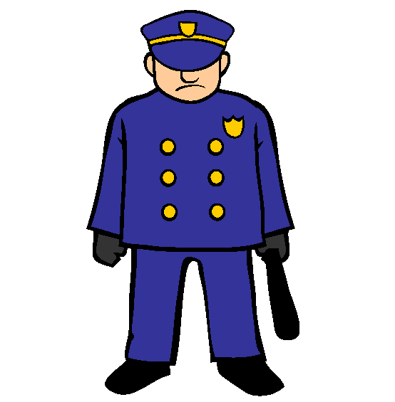 Police Coloring Page