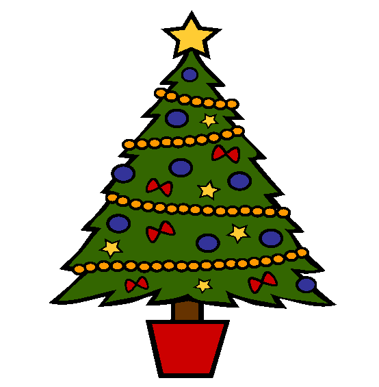 Christmas Tree Coloring Page