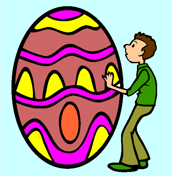Giant Easter Egg Online Coloring Page