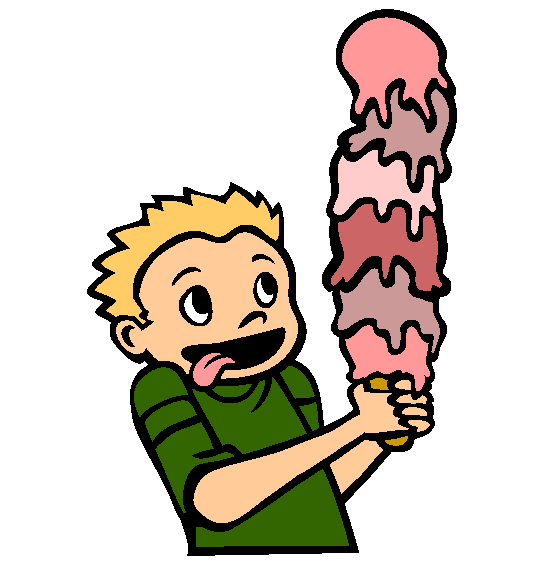 Ice Cream Cone Coloring Page