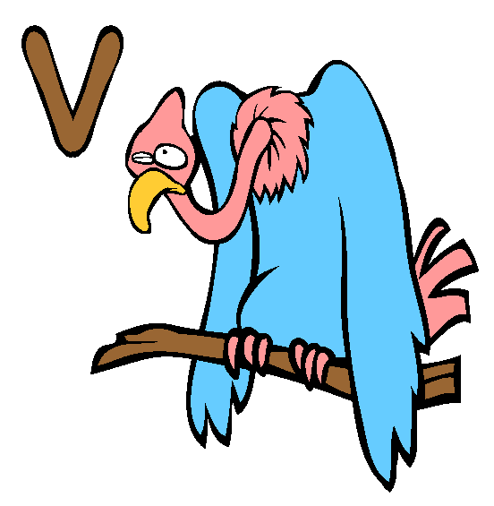 V Coloring Page