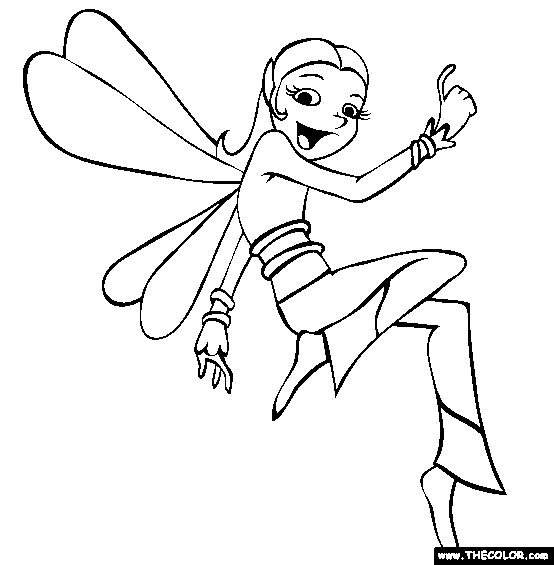 Fairy Coloring Page