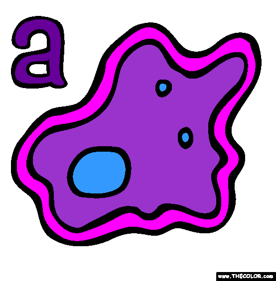 The Letter A Online Alphabet Coloring Page
