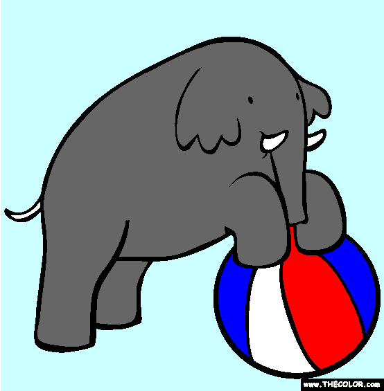 Elephant Coloring Page