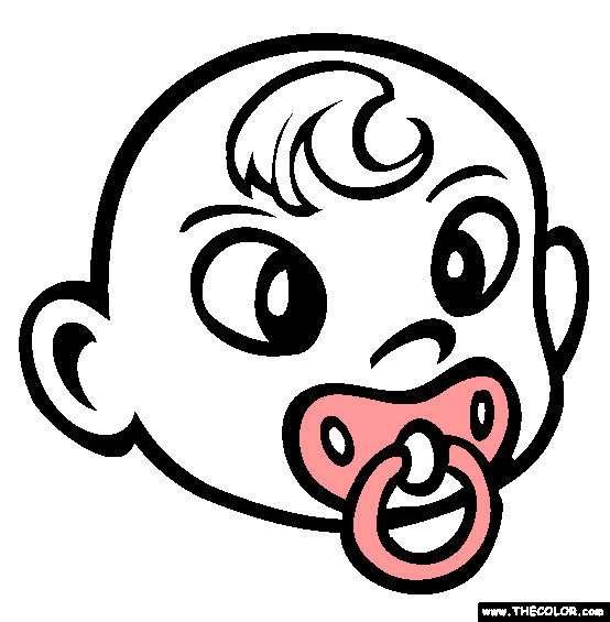 Binky Coloring Page
