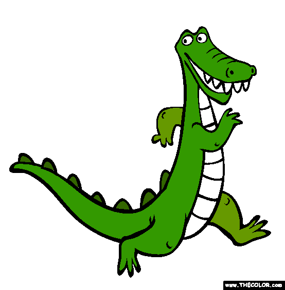 Alligator Coloring Page