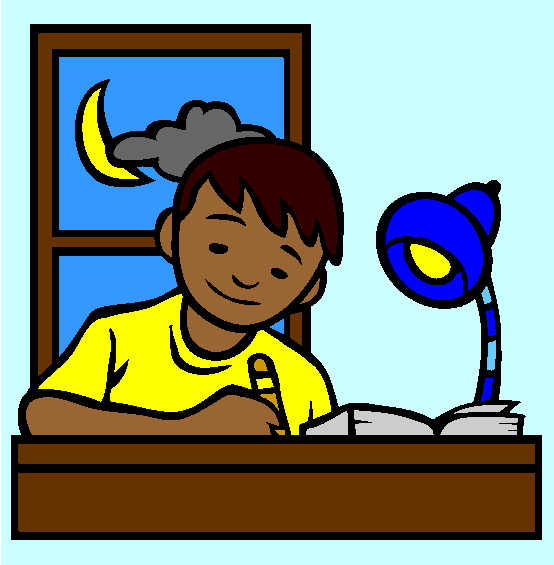 Homework Coloring Page