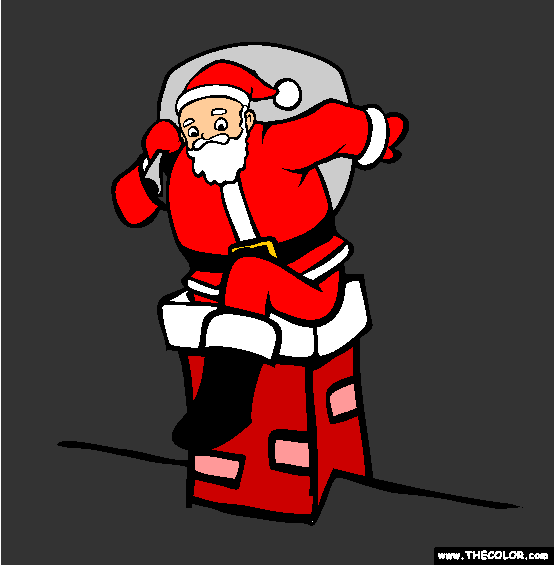 Santa Claus Christmas Coloring Pages